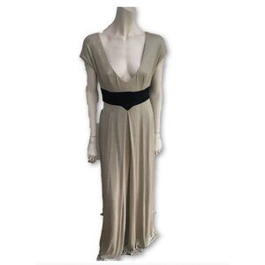 Jasmine Di Milo universe couture runway dress gown vintage y2k gold 6- $2750